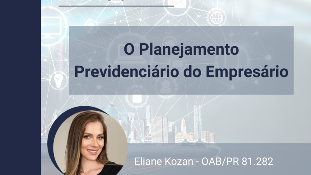 O Planejamento Previdenci Rio Do Empres Rio Ohm Advogados Associados