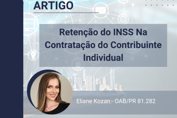 Retenção do INSS Na Contratação do Contribuinte Individual