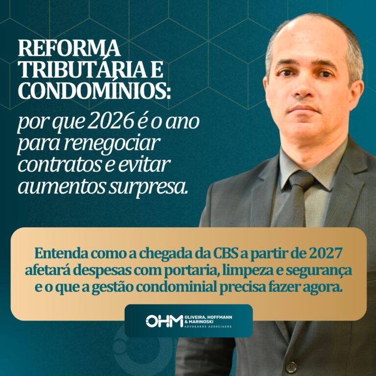 Revisão de Contratos com Fornecedores no Setor Condominial em Face da Reforma Tributária: uma Análise Preventiva